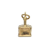 Vintage 10k Gold Iron Charm + Montreal Estate Jewelers