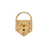 Vintage Pad Lock and Key Charm + Montreal Estate Jewelers