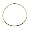 Vintage Italian 14K Yellow Gold Omega Link Collar Necklace + Montreal Estate Jewelers