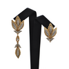 Vintage 'Birks' Diamond 2-Toned 18K Gold Earring with Removable Enhancer + Montreal Estate Jewelers