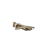 Lovely vintage solid 14k yellow gold propeller plane charm.