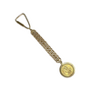 Vintage 22k Gold Coin and 18K Gold Carabiner Charm Holder + Montreal Estate Jewelers