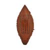 Antique Chinese Hand-Carved Hédiāo (Pit/Nut Carving) Sampan Boat Bead