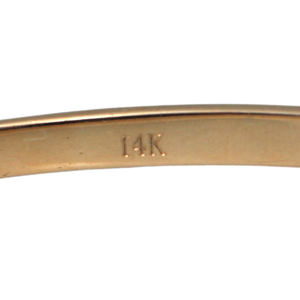 Vintage Solid 14k Gold Bangle Bracelet + Montreal Estate Jewelers