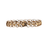 Vintage 14K Gold Fancy Floral Link Bracelet + Montreal Estate Jewelers