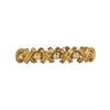 Estate Diamond 18k Gold 'X' Link Bracelet + Montreal Estate Jewelers