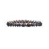 Antique Graduated Sapphire and Diamond 14k Gold Bracelet + Montreal Estate Jewelers