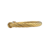 Estate David Yurman Diamond and Pearl 18k Yellow Gold Cable Cuff Bracelet + Montreal Estate Jewelers