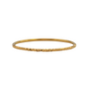 Vintage 21K Gold Etched Round Bangle Bracelet + Montreal Estate Jewelers