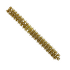 Vintage Birks Diamond 18K Gold Floral Link Bracelet + Montreal Estate Jewelers
