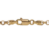 Vintage Italian 10k Gold Rolo Link Bracelet with Enamel Lady Bug Charms + Montreal Estate Jewelers 