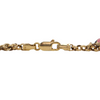 Vintage Italian 10k Gold Rolo Link Bracelet with Enamel Lady Bug Charms + Montreal Estate Jewelers 