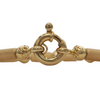 Vintage Italian Tube and Ball Bead 18k Gold Bracelet + Montreal Estate Jewelers