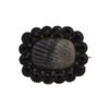 Early Victorian Shell and Onyx Mourning Brooch/Pendant (1839)