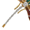Vintage Italian Diamond and Enamel 18k Gold Dragonfly Brooch + Montreal Estate Jewelers