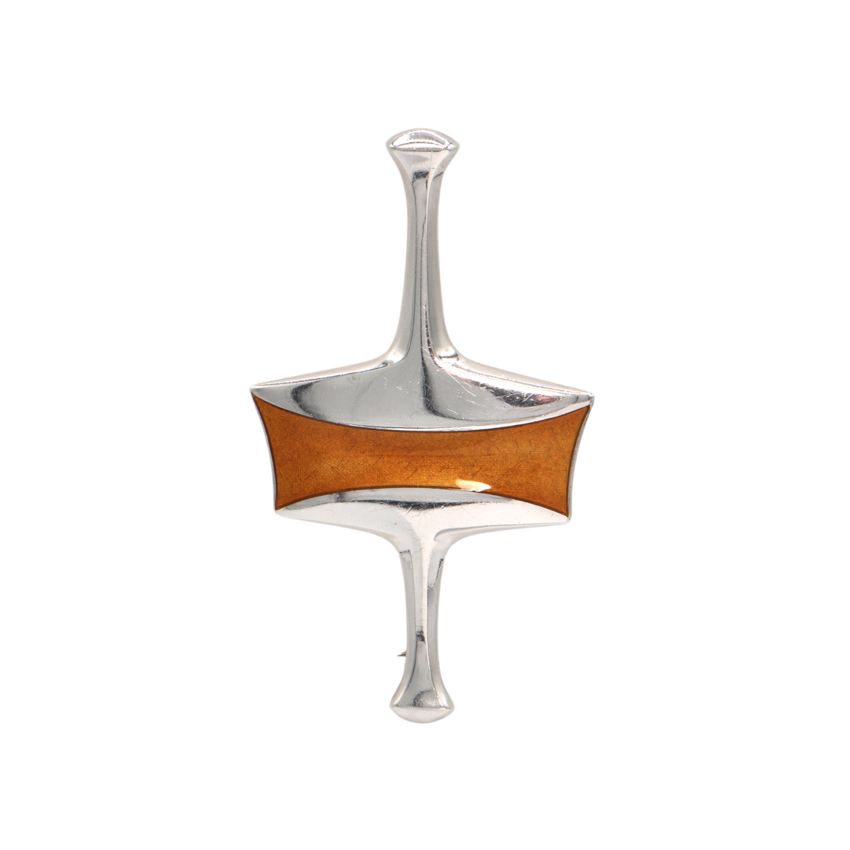 Signed David-Andersen (Norway, Oslo) Sterling Silver and Enamel