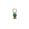 Vintage Miniature 14k Gold Glass Lantern Charm + Montreal Estate Jewelers