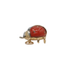 Vintage Coral 18K Gold Ladybug Charm + Montreal Estate Jewelers