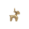 Vintage 18k Gold Airedale Terrier Charm + Montreal Estate Jewelers