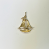 Vintage 10k Gold Sailboat Charm + Montreal Estate Jewelers