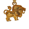 Indian 22K Gold Lion Charm (2018) + Montreal Estate Jewelers