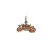 Vintage 10k Gold Carriage Charm + Montreal Estate Jewelers