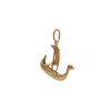 Vintage 14k Gold Viking Ship Charm + Montreal Estate Jewelers