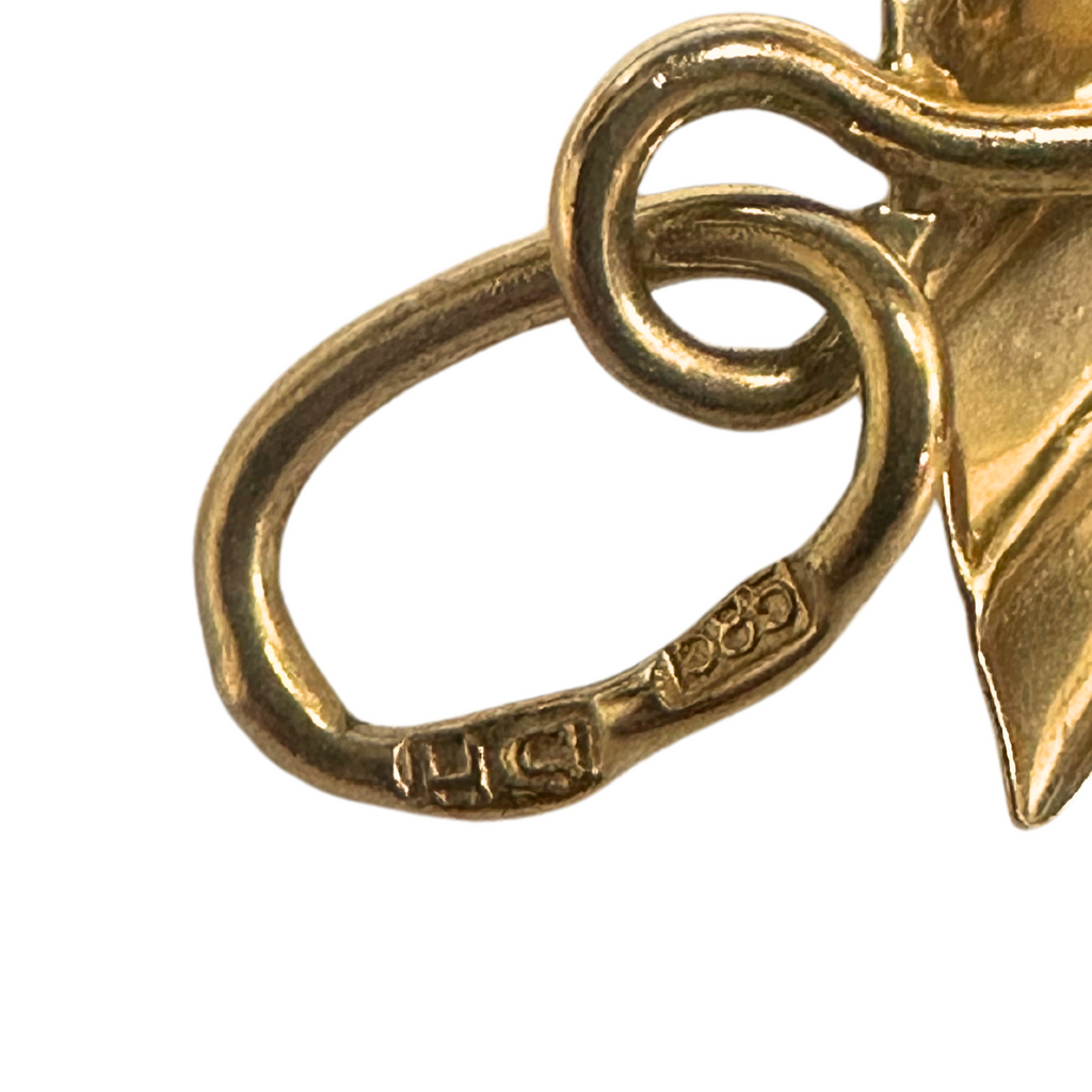 Vintage 14k Gold Viking Ship Charm + Montreal Estate Jewelers