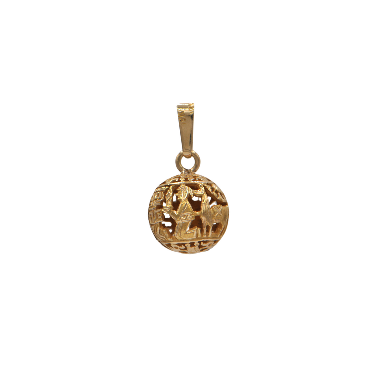 Vintage 18k Gold Peruvian Inca Charm– Daisy Exclusive
