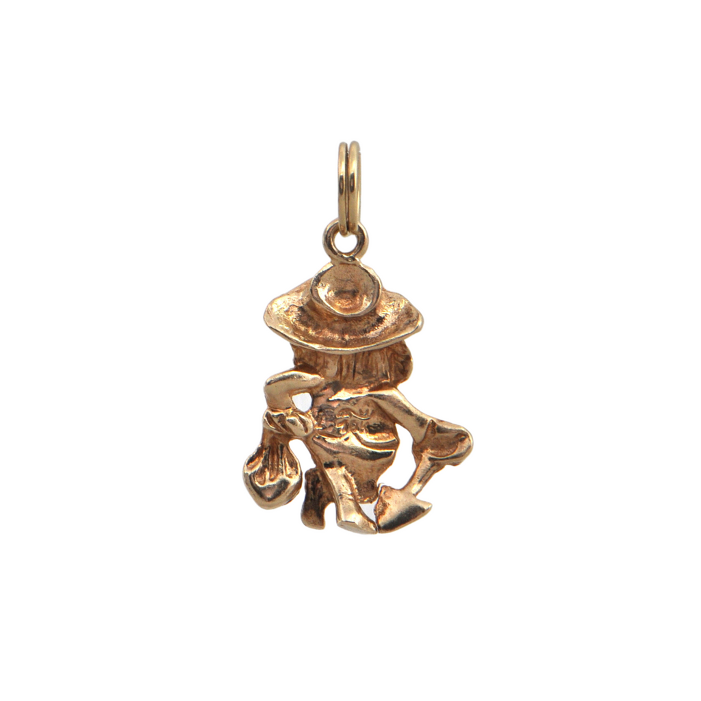 Vintage Prospector 10K Gold Charm + Montreal Estate Jewelers