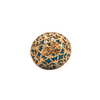 Vintage 14K Gold Ornate Ball Charm + Montreal Estate Jewelers