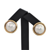 Vintage Mabe Pearl 14k Gold Earrings + Montreal Estate Jewelers