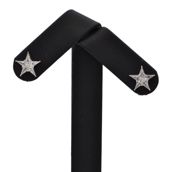 0.89ct Illusion Set Diamond Star Stud Earring + Montreal Estate Jewelers