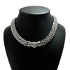1.60 ct Diamond Vintage Italian Articulated 18k Gold Necklace + Montreal Estate Jewelers
