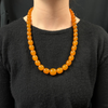 Vintage Russian Butterscotch Amber Necklace