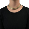 Vintage 14K Gold Fancy Link Choker Necklace