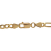 Vintage Italian 18K Yellow Gold Figaro Link Necklace + Montreal Estate Jewelers