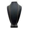 Signed Walter Schluep 18K Gold Tube Link Necklace + Montreal Estate Jewelers