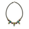 Estate David Yurman Albion Collection Multi-Stone Sterling and 18k Gold Necklace + Montreal Estate Jewelers