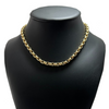 Vintage 18k Gold Oval Rolo Link Necklace + Montreal Estate Jewelers