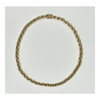 Vintage 18k Gold Oval Rolo Link Necklace + Montreal Estate Jewelers