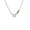 Tiffany & Co. Sterling Silver Key Pendant and Ball Bead Chain