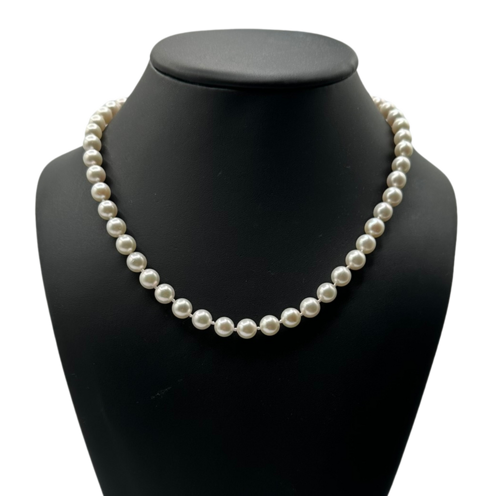 Daisy Exclusive 19" 7.58.0mm Single Strand Japanese Cultured Pearl Ne
