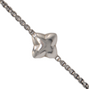 Vintage David Yurman Sterling Silver Quatrefoil Box Chain Necklace + Montreal Estate Jewelers
