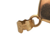 Vintage Italian 18K Gold Hinged Triangular Locket + Montreal Estate Jewelers
