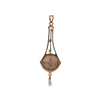 Antique Victorian Agate and Pearl 14k Gold Lavalier Drop Pendant