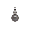 Estate 12.4mm Tahitian Pearl and Diamond 18k Gold Pendant + Montreal Estate Jewelers