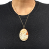 Vintage Shell Cameo 14K Gold Pendant + Montreal Estate Jewelers