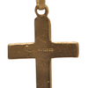 Vintage Italian 18k Gold Cross Pendant + Montreal Estate Jewelers