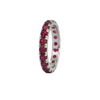 Daisy Exclusive 2.43 ct Burmese Ruby Eternity Band 18k + Montreal Estate Jewelers